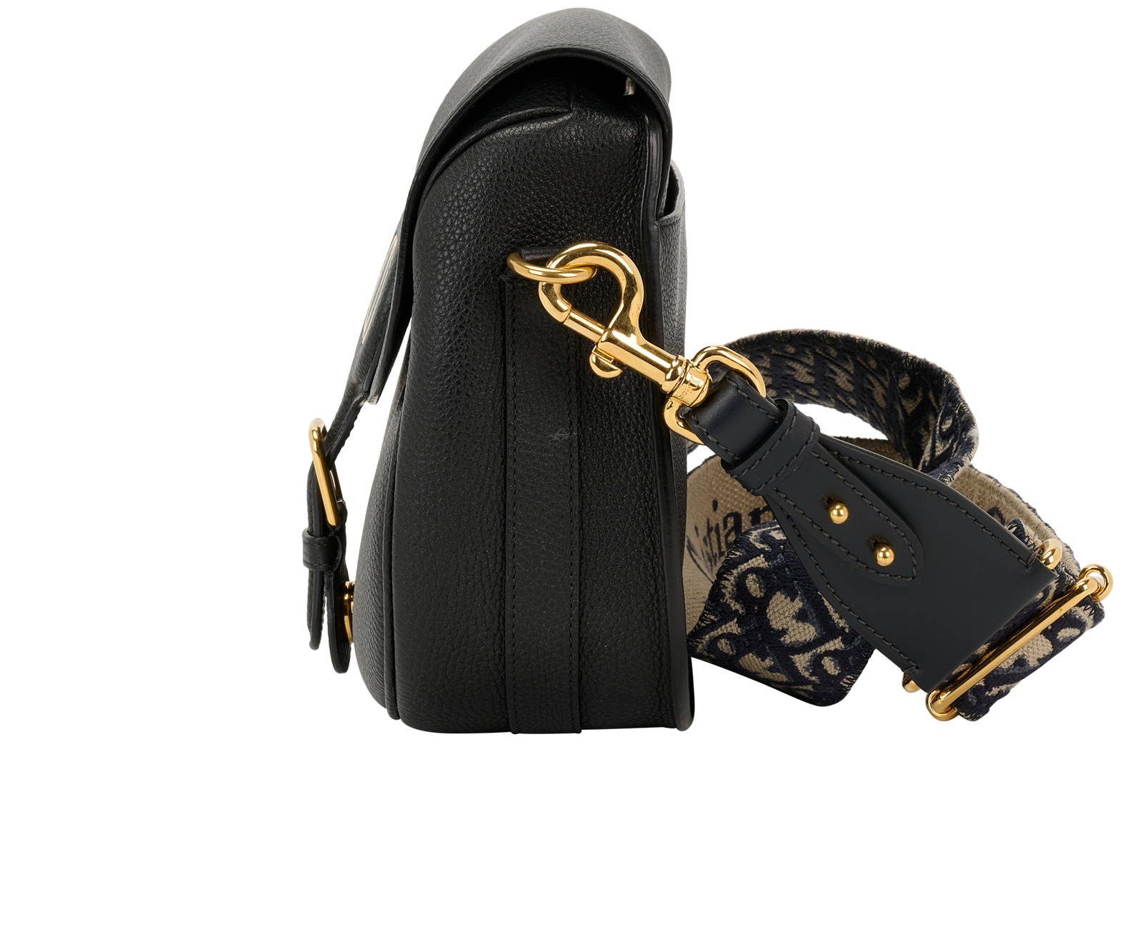 Medium Bobby Crossbody, &pound;1,400, Handbags, Black, Leather, Bottom view